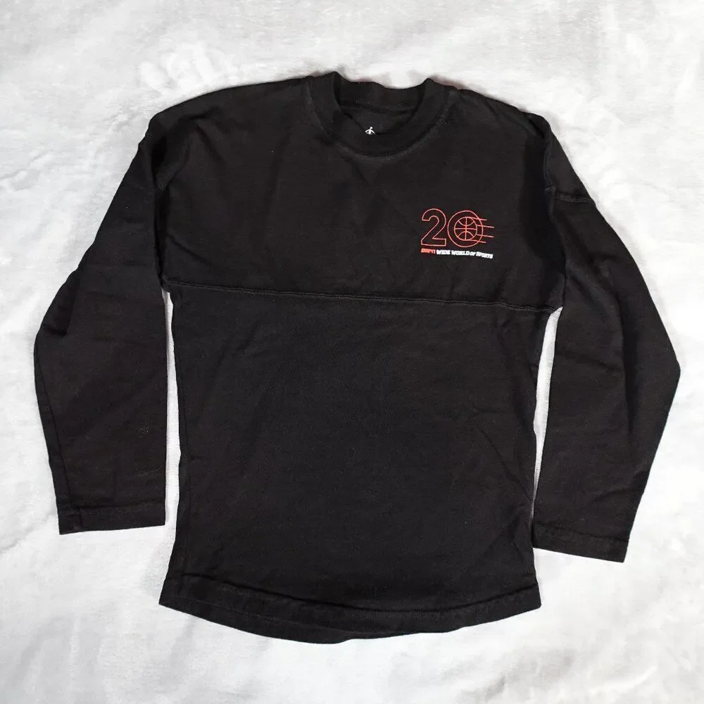 Disney ESPN Wide World Of Sports Spirit Jersey Youth Kids Small Black NEW - Picture 2 of 9